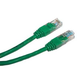Przewód LAN UTP patchcord, Cat.6, RJ45 M - RJ45 M, 2 m, nieekranowany, zielony, economy, EOL