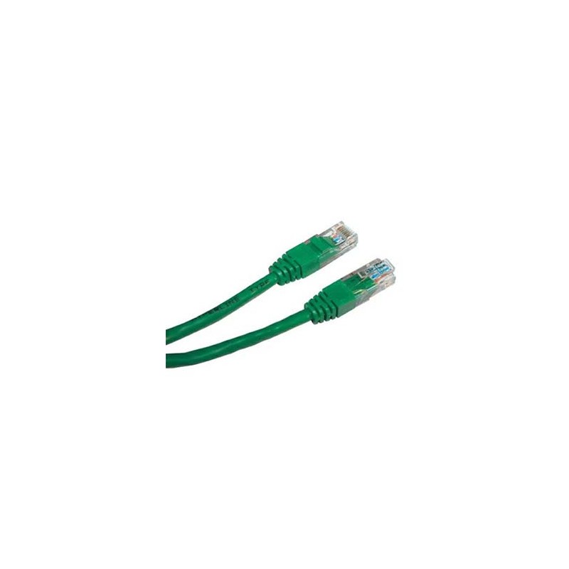 Przewód LAN UTP patchcord, Cat.6, RJ45 M - RJ45 M, 2 m, nieekranowany, zielony, economy, EOL