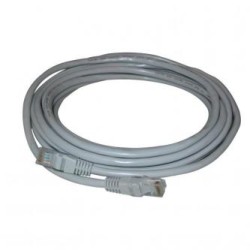 Przewód LAN UTP patchcord, Cat.5e, RJ45 M - RJ45 M, 10 m, nieekranowany, szary, Logo blister, EOL