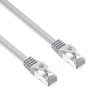 Przewód LAN S/FTP patchcord, Cat.6a, RJ45 M - RJ45 M, 10 m, podwójnie ekranowany, LSOH, szary, 10 Gb/s economy, EOL
