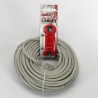 Przewód LAN UTP patchcord, Cat.5e, RJ45 M - RJ45 M, 15 m, nieekranowany, szary, Logo LOGO bag