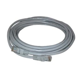 Przewód LAN FTP patchcord, Cat.5e, RJ45 M - RJ45 M, 25 m, chroniony, szary, economy, EOL