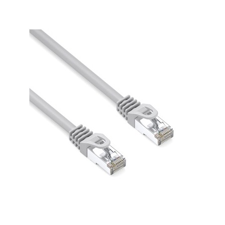 Przewód LAN S/FTP patchcord, Cat.6a, RJ45 M - RJ45 M, 50 m, podwójnie ekranowany, LSOH, szary, 10 Gb/s economy
