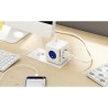 Cubenest - PowerCube, 0.1m, Original USB PD 20W, A+C, niebieska, POWERCUBE, 4 gniazda, USB A+C, Power Delivery 20W