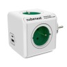 Cubenest - PowerCube, 0.1m, Original USB PD 20W, A+C, zielona, POWERCUBE, 4 gniazda, USB A+C, Power Delivery 20W