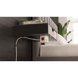 Cubenest - PowerCube, 1.5m, Extended USB PD 20W, A+C, czerwona, POWERCUBE, 4 gniazda, USB A+C, Power Delivery 20W