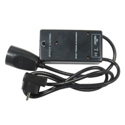 Przewód zasilania rezerwowego EASY-OFF 230V z włączeniem zdalnego sterowania, CEE7 (widelec) - gniazdo, Max. 2300W, czarny, zuży