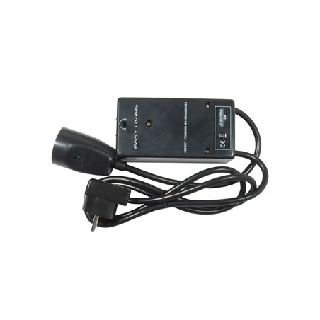 Przewód zasilania rezerwowego EASY-OFF 230V z włączeniem zdalnego sterowania, CEE7 (widelec) - gniazdo, Max. 2300W, czarny, zuży