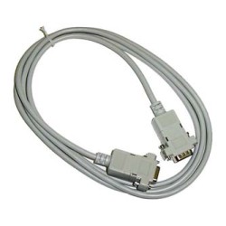 Kabel do transmisji danych szeregowy, DB9 samice - DB9 samice, 2 m, LAPLINK, szary, opakowanie bulk