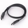 Kabel do dysku twardego eSATA, eSATA samec - eSATA samec, 0.5 m, 6 Gb/s, czarny, opakowanie bulk, EOL