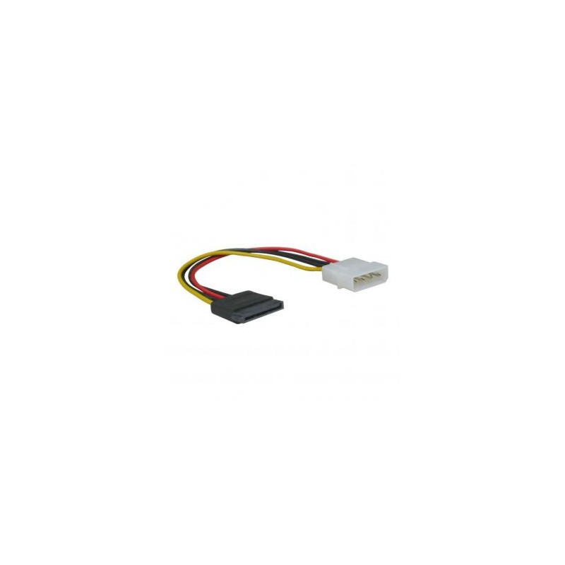 Kabel k HDD/SSD/DVD/BD zasilanie wewnętrzny, DC SATA - DC 5,25", 0.2 m, Logo blister