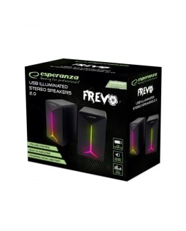 ESPERANZA GŁOŚNIKI 2.0 USB LED RAINBOW FREVO EGS105