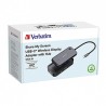 Bezprzewodowy adapter USB-C z koncentratorem WDA01 Share My Screen 1080p 32146, czarny, długość przewodu 15cm, Verbatim