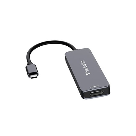 USB-C Hub wieloportowy 4-port, 32155, szary, długość kabla 18 cm, Verbatim, USB-C PD, USB-A 3.2 Gen 1, USB-A 2.0
