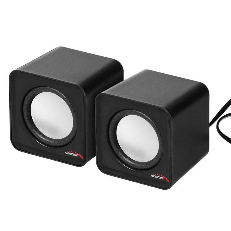 Zestaw głośników komputerowe AUDIOCORE AC870B (2.0 kolor czarny)