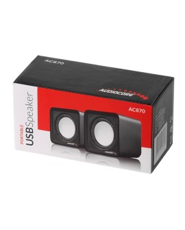 Zestaw głośników komputerowe AUDIOCORE AC870B (2.0 kolor czarny)
