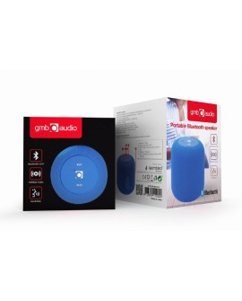 GEMBIRD PRZENOŚNY GŁOŚNIK BLUETOOTH SPK-BT-15-B RMS 5W, WBUDOWANY MIKROFON, KOLOR NIEBIESKI, USB, AUX, MICROSD