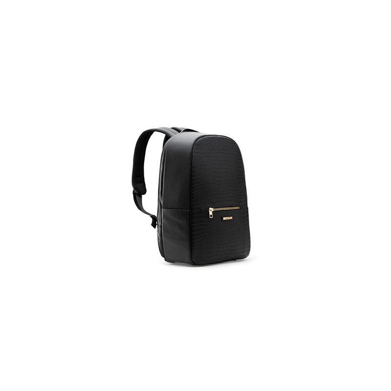 Plecak na  notebook 15,6", Dalia, czarny z poliuretan, Bestlife