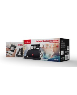 GEMBIRD PRZENOŚNY GŁOŚNIK BLUETOOTH SPK-BT-17 FM-RADIO, WBUDOWANY MIKROFON, KOLOR CZARNY, USB, AUX, MICROSD