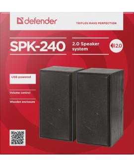 DEFENDER GŁOŚNIKI SPK-240 6W 2.0 USB 65224
