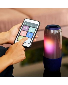 Bezprzewodowy głośnik LED V-TAC SMART VT-7456 RGB Bluetooth 2x3W (SKU 8569) Niebieski