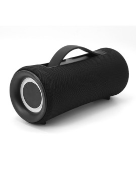 GEMBIRD PRZENOŚNY GŁOŚNIK BLUETOOTH LED SPK-BT-LED-04 RMS 2X 5W, WBUDOWANY MIKROFON, KOLOR CZARNY, USB, AUX, MICROSD