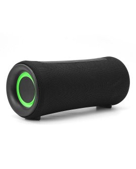 GEMBIRD PRZENOŚNY GŁOŚNIK BLUETOOTH LED SPK-BT-LED-04 RMS 2X 5W, WBUDOWANY MIKROFON, KOLOR CZARNY, USB, AUX, MICROSD