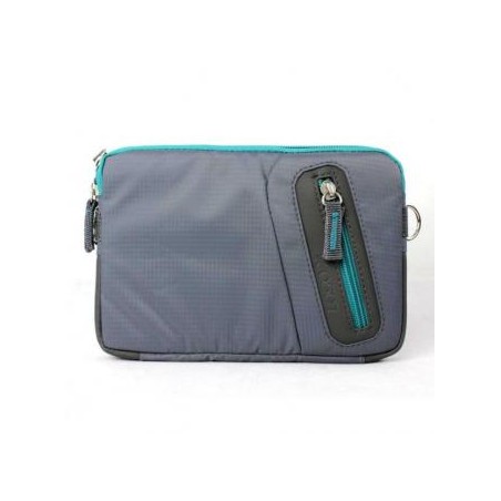 Torba na tablet 7", Fashionable, szara z poliester, Logo