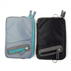 Torba na tablet 7", Fashionable, szara z poliester, Logo