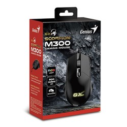 Genius GX Gaming Scorpion M300 Mysz przewodowa, czarna, 2400DPI