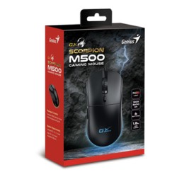 Genius GX Gaming Scorpion M500 Mysz przewodowa, czarna, 3600DPI