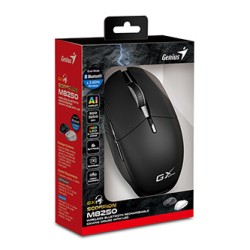 Genius GX GAMING Scorpion M8250 AI Mysz bezprzewodowa, czarna, 3200DPI