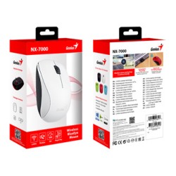 Genius NX-7000 Mysz bezprzewodowa, biała, 1200DPI