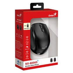 Genius NX-8006S Type-C Mysz bezprzewodowa, czarna, 1200DPI