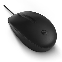 HP 125 Mouse Mysz przewodowa, czarna, 1200DPI