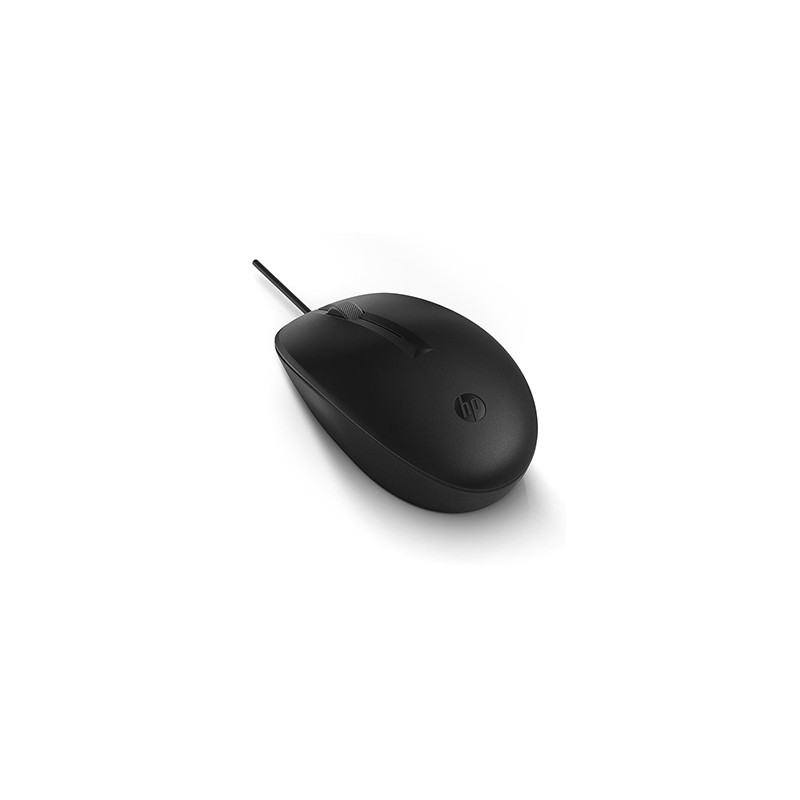 HP 125 Mouse Mysz przewodowa, czarna, 1200DPI