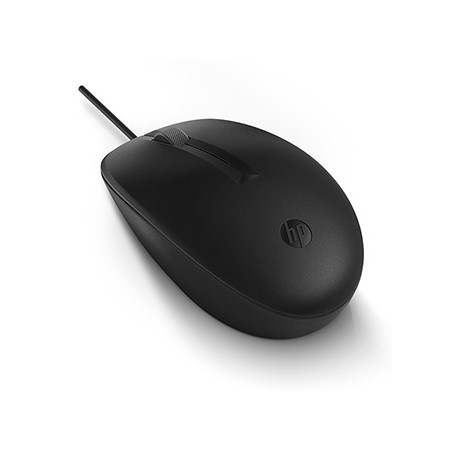 HP 125 Mouse Mysz przewodowa, czarna, 1200DPI