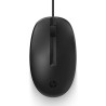 HP 125 Mouse Mysz przewodowa, czarna, 1200DPI