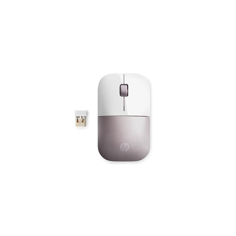 HP Z3700 white pink Mysz bezprzewodowa, biały / różowy, 1200DPI