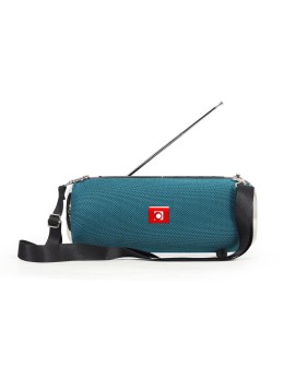 GEMBIRD PRZENOŚNY GŁOŚNIK BLUETOOTH SPK-BT-17-G FM-RADIO, WBUDOWANY MIKROFON, KOLOR ZIELONY, USB, AUX, MICROSD