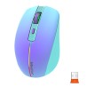 Meetion BTM002 Mysz bezprzewodowa, fioletowo-turkusowa, 1600DPI