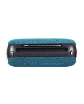 GEMBIRD PRZENOŚNY GŁOŚNIK BLUETOOTH SPK-BT-17-G FM-RADIO, WBUDOWANY MIKROFON, KOLOR ZIELONY, USB, AUX, MICROSD