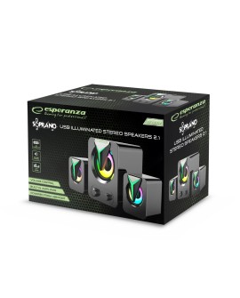 ESPERANZA GŁOŚNIKI 2.1 USB LED RAINBOW SOPRANO EGS107