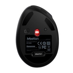 Meetion R390 Mysz bezprzewodowa, czarna, 2400DPI