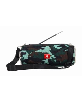 GEMBIRD PRZENOŚNY GŁOŚNIK BLUETOOTH SPK-BT-17-CM FM-RADIO, WBUDOWANY MIKROFON, WZÓR MORO, USB, AUX, MICROSD