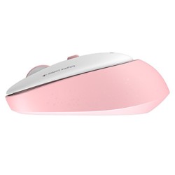 Meetion R571 Mysz bezprzewodowa, biało-różowa, 1600DPI