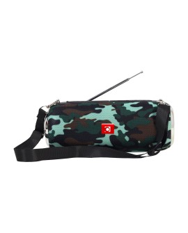 GEMBIRD PRZENOŚNY GŁOŚNIK BLUETOOTH SPK-BT-17-CM FM-RADIO, WBUDOWANY MIKROFON, WZÓR MORO, USB, AUX, MICROSD
