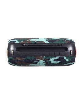 GEMBIRD PRZENOŚNY GŁOŚNIK BLUETOOTH SPK-BT-17-CM FM-RADIO, WBUDOWANY MIKROFON, WZÓR MORO, USB, AUX, MICROSD