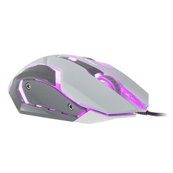 Meetion M915 Mysz przewodowa, biała, 2400DPI