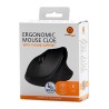 Powerton ERGO CLOE Mysz bezprzewodowa, czarna, 1600DPI